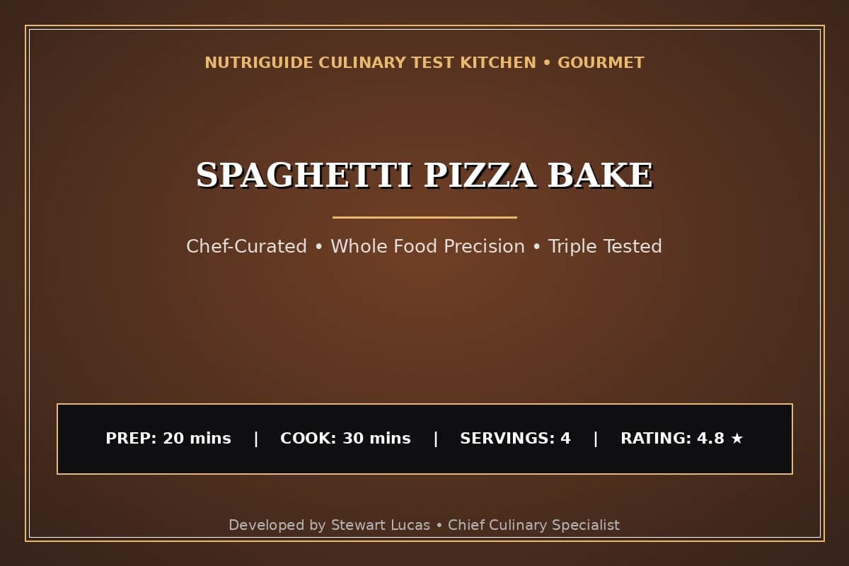 Spaghetti Pizza Bake
