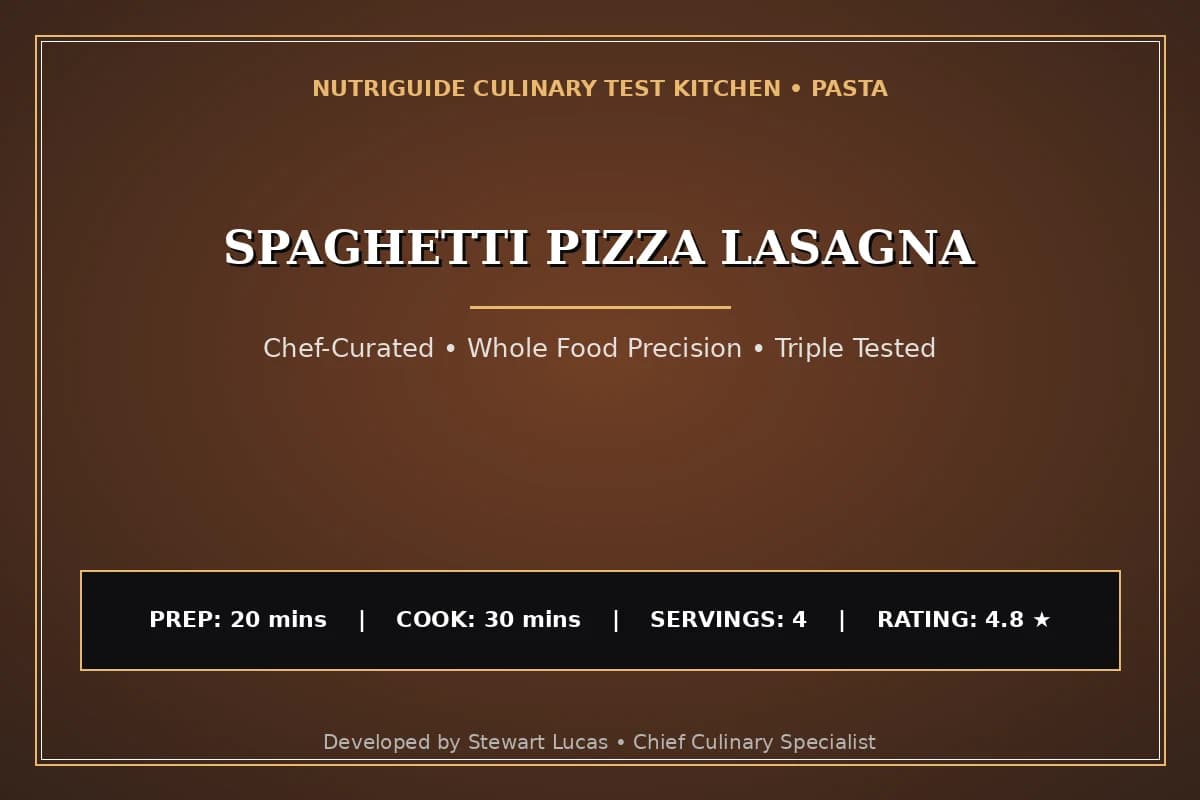 Spaghetti Pizza Lasagna