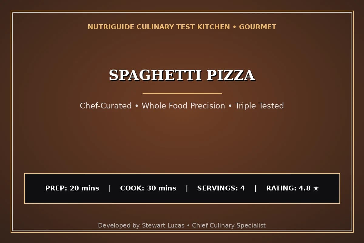 Spaghetti Pizza