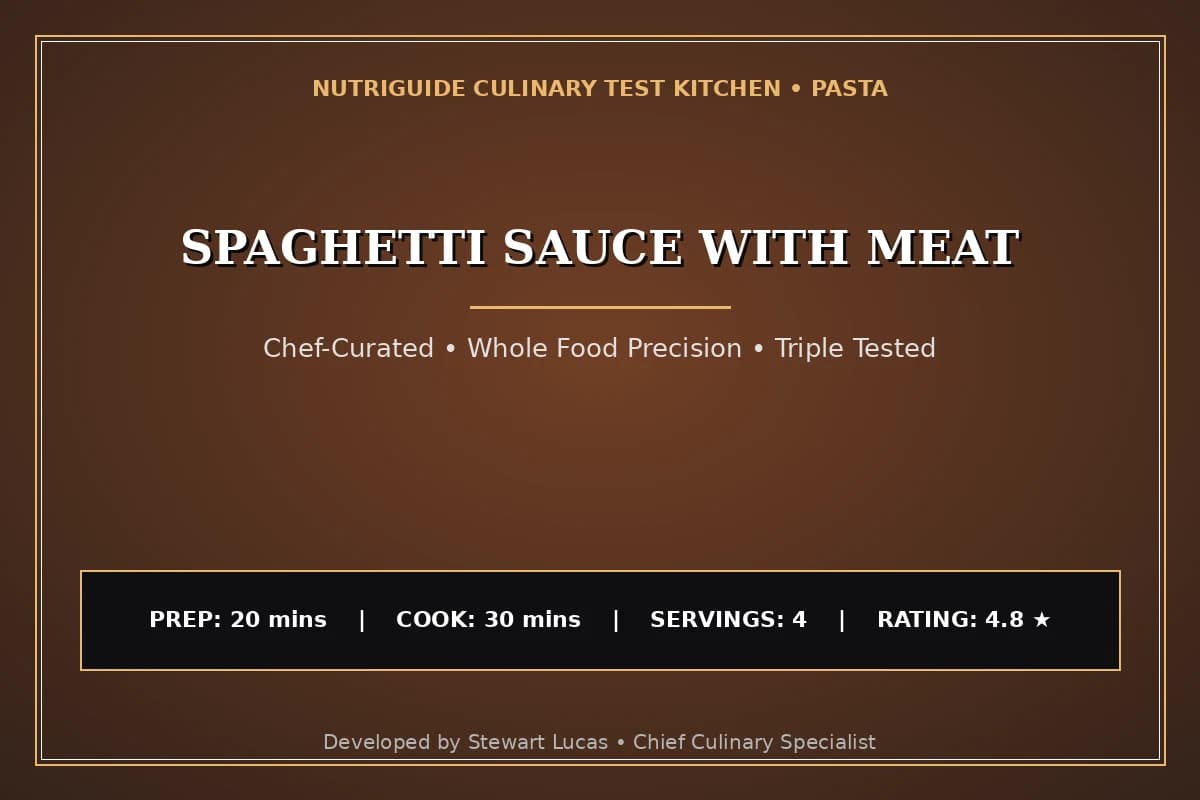 Spaghetti Sauce With Meat