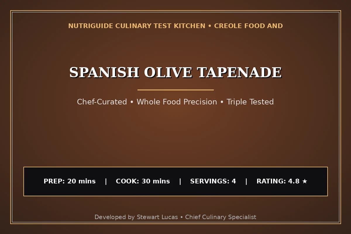 Spanish Olive Tapenade