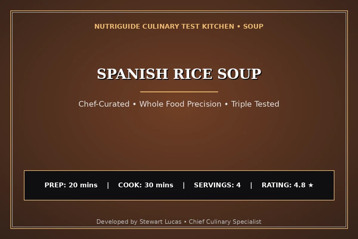 Spanish Rice Soup