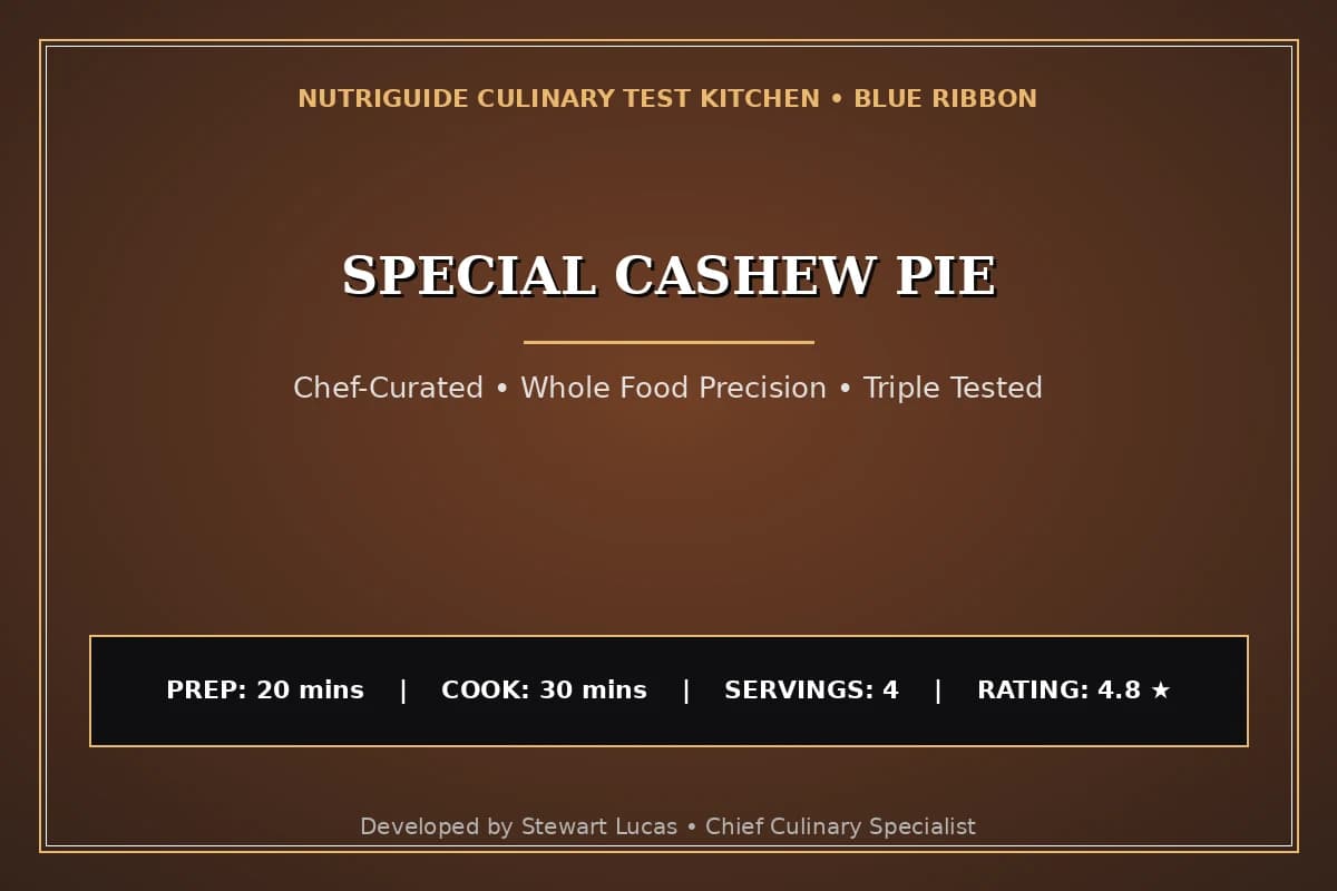 Special Cashew Pie