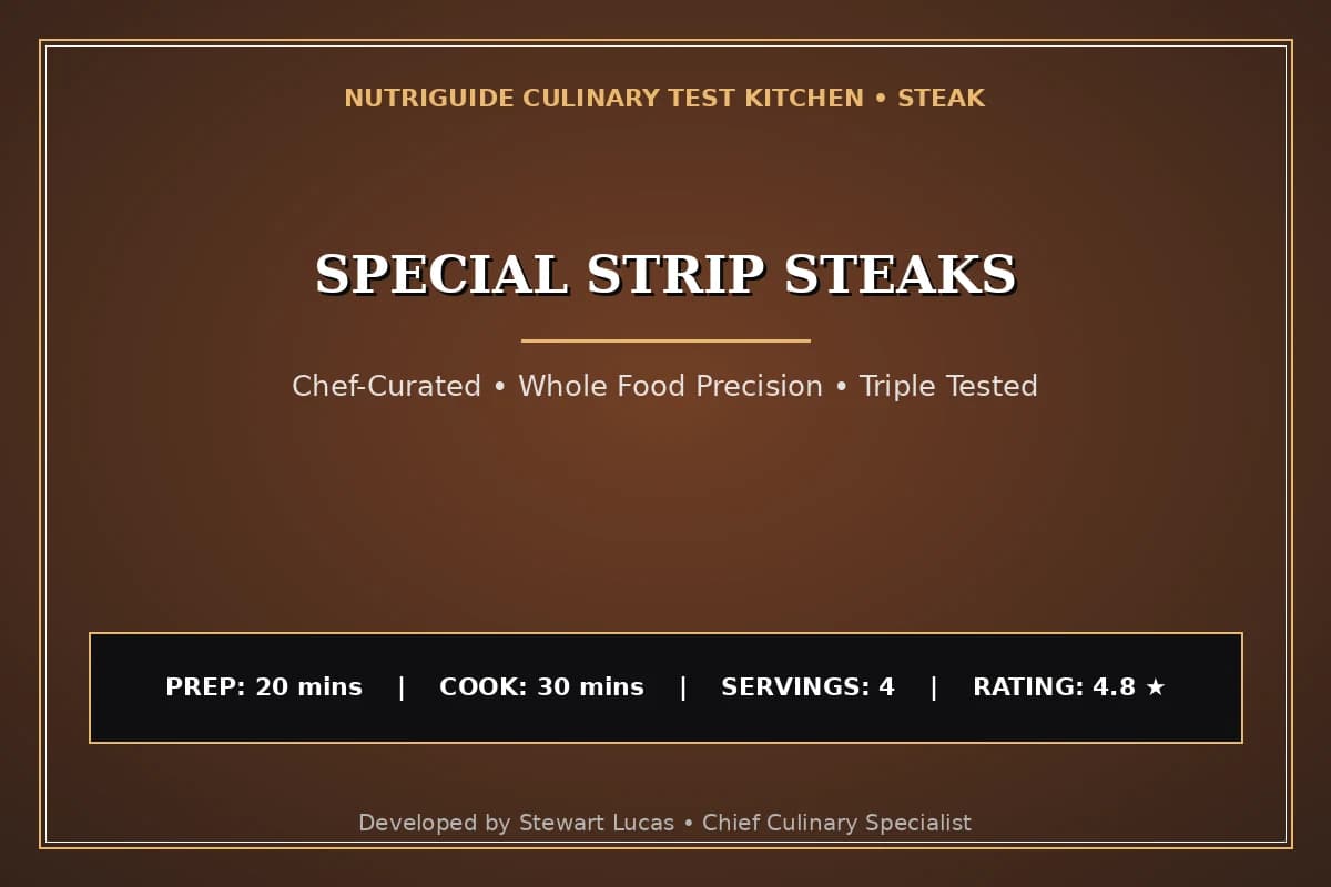 Special Strip Steaks
