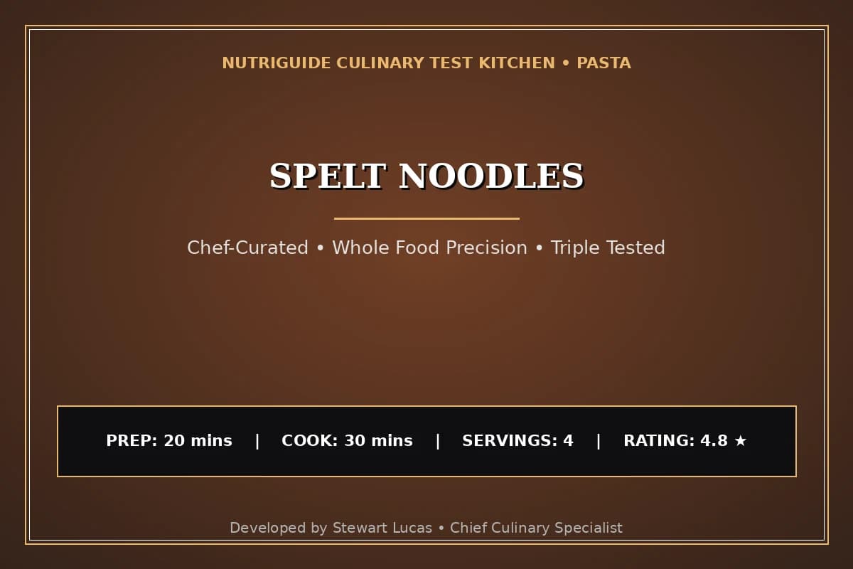 Spelt Noodles
