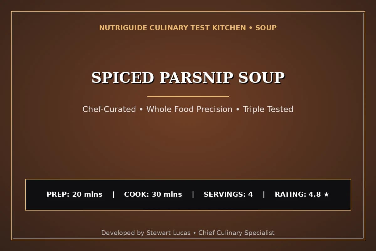 Spiced Parsnip Soup