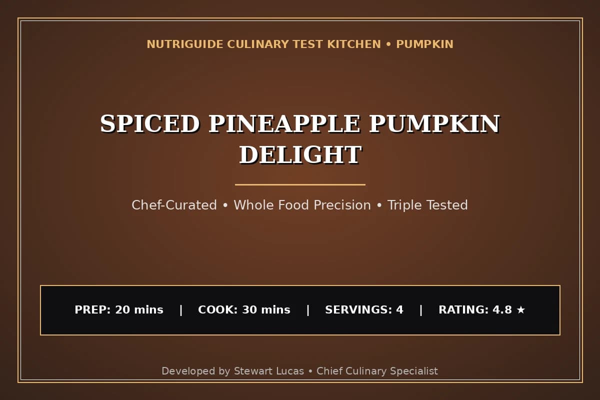 Spiced Pineapple Pumpkin Delight