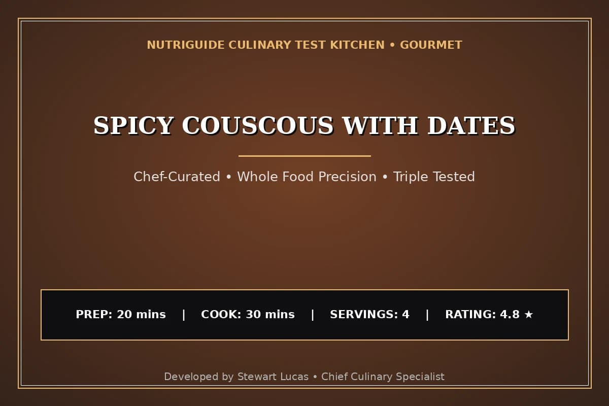 Spicy Couscous With Dates