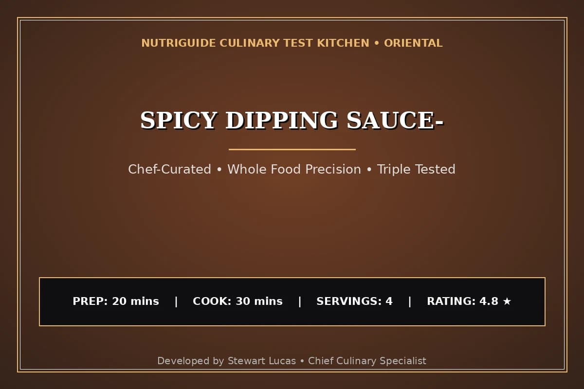 Spicy Dipping Sauce-