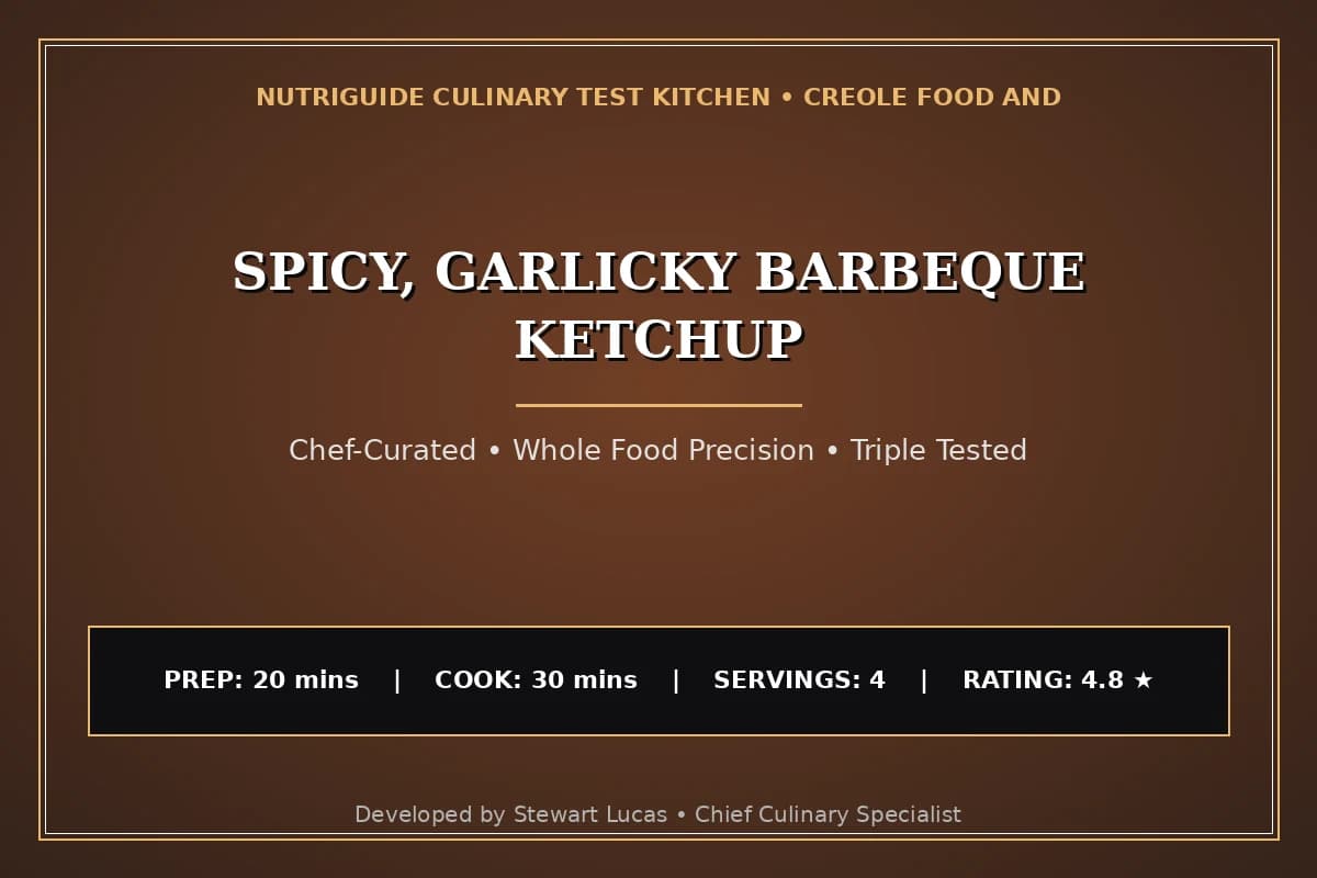 Spicy, Garlicky Barbeque Ketchup
