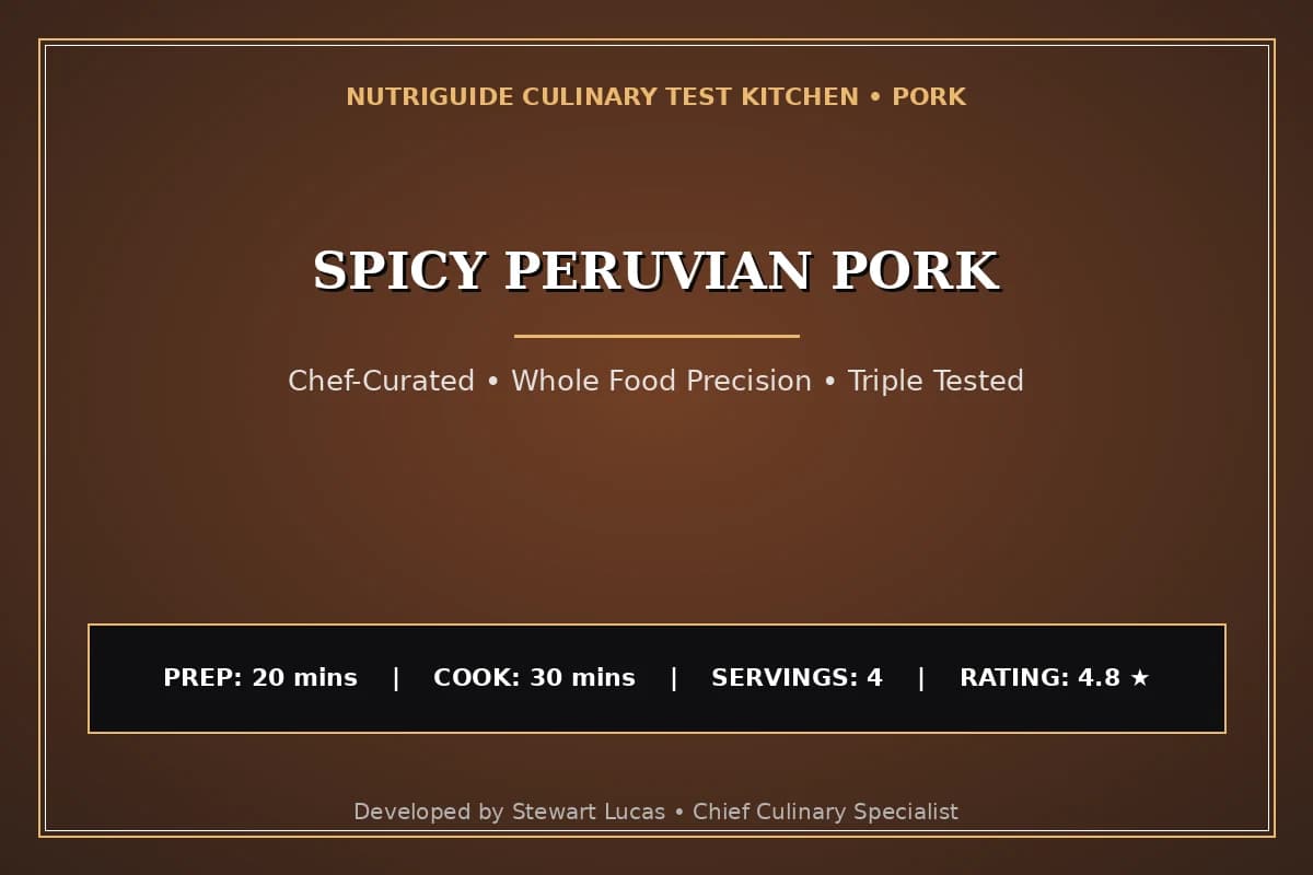 Spicy Peruvian Pork