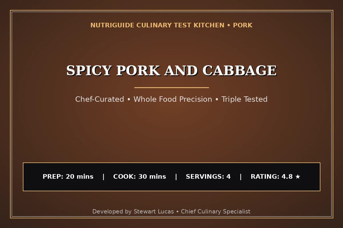Spicy Pork And Cabbage