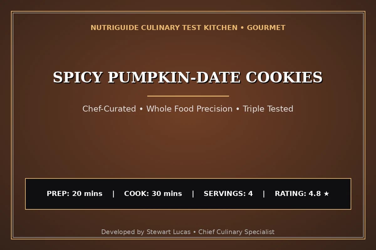 Spicy Pumpkin-Date Cookies