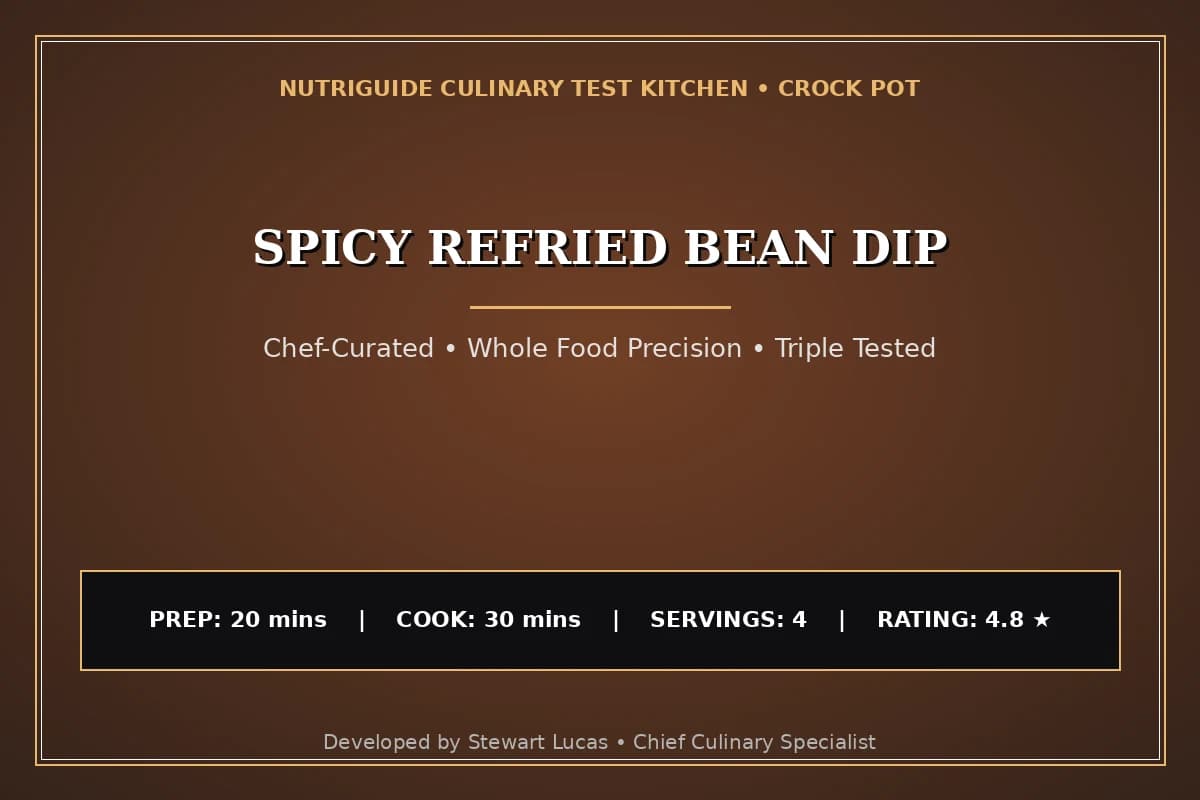 Spicy Refried Bean Dip
