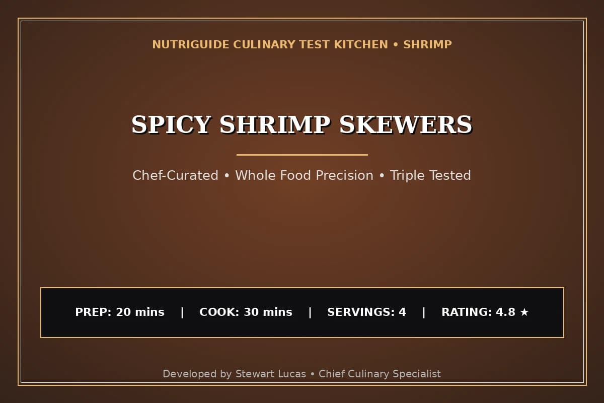 Spicy Shrimp Skewers