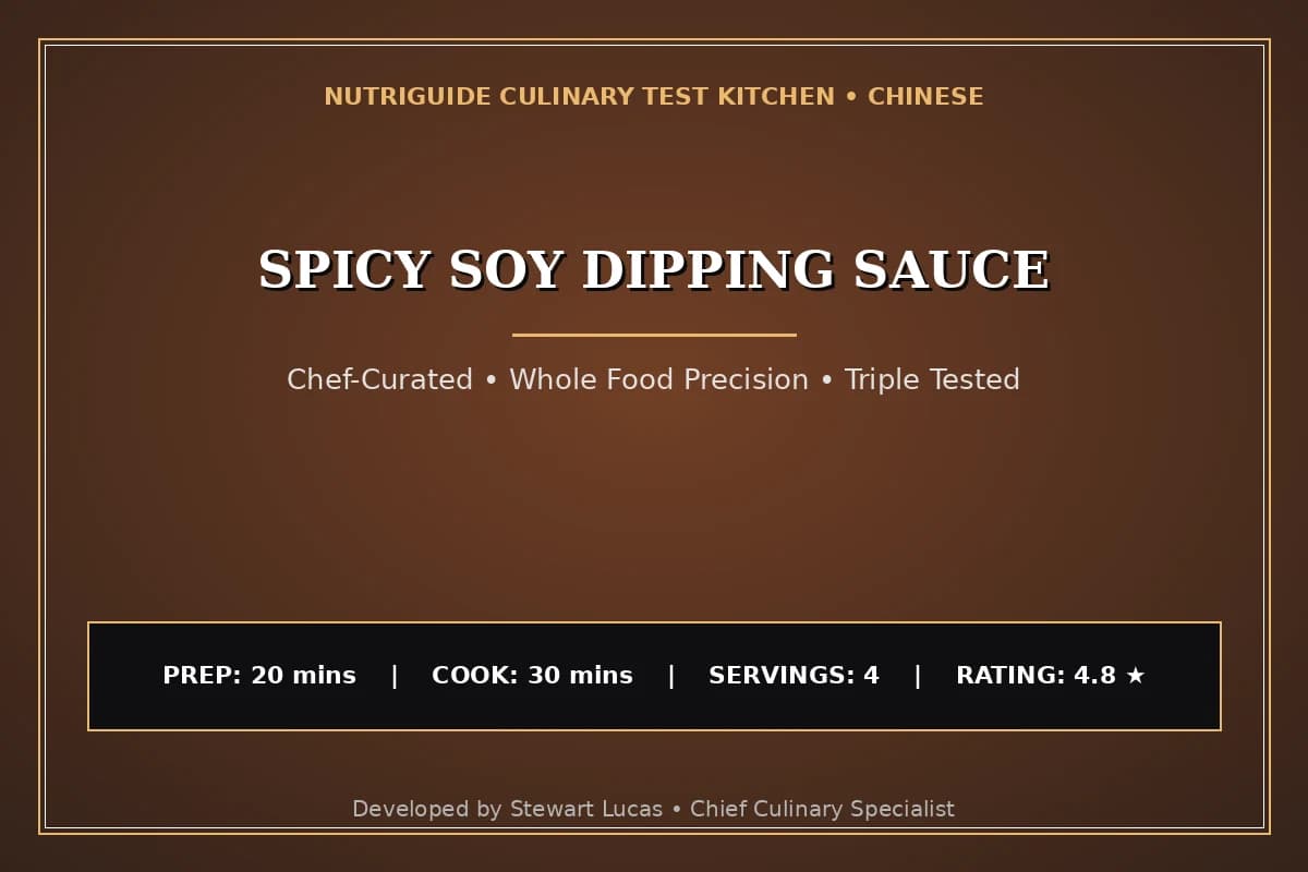 Spicy Soy Dipping Sauce
