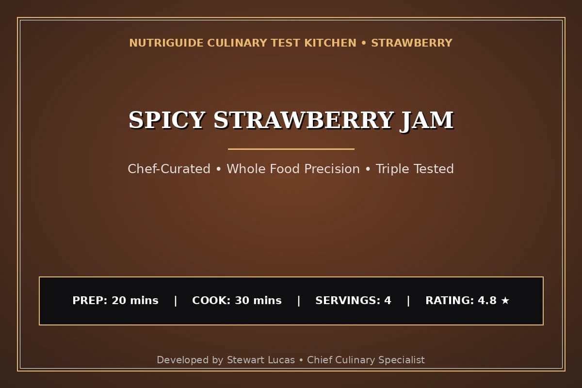 Spicy Strawberry Jam