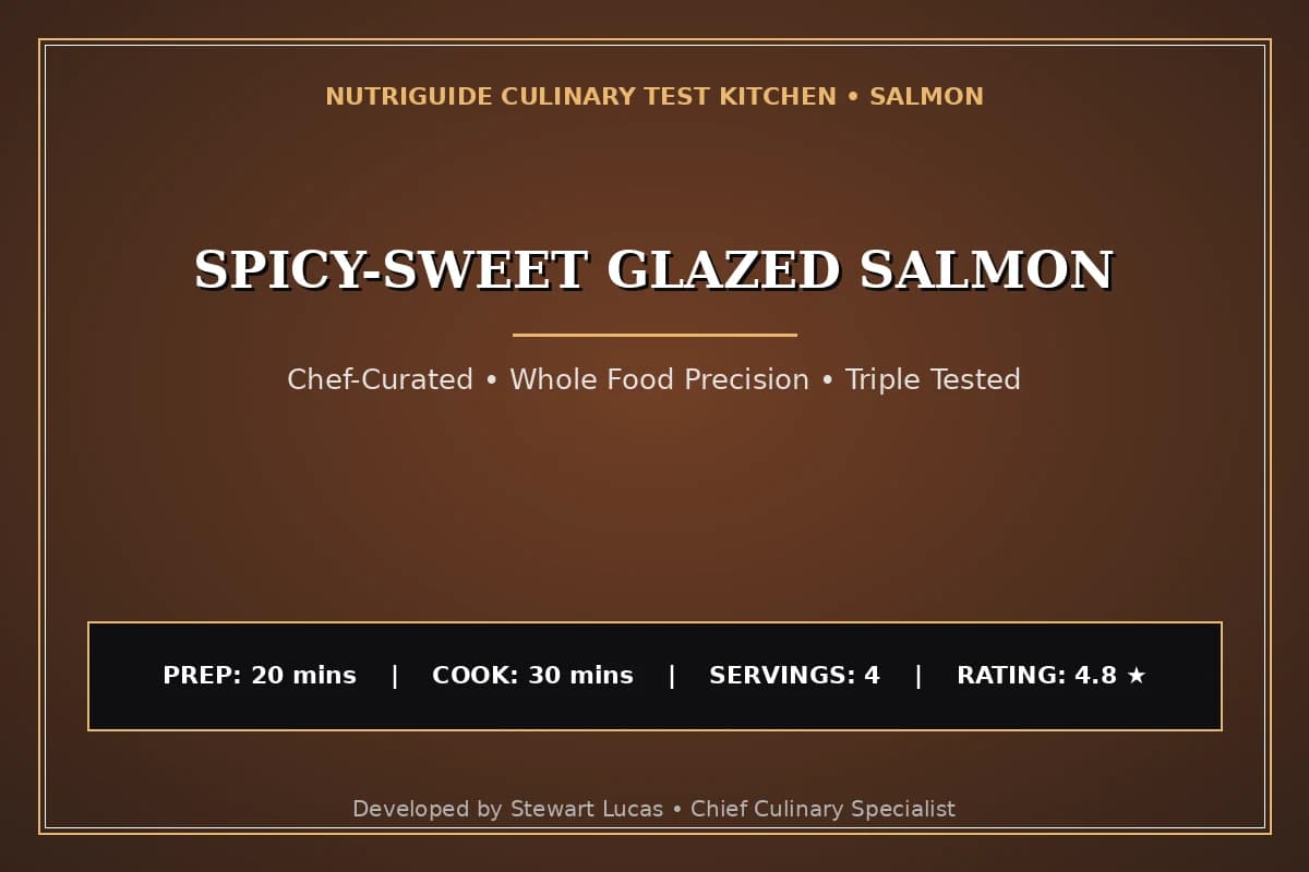 Spicy-Sweet Glazed Salmon