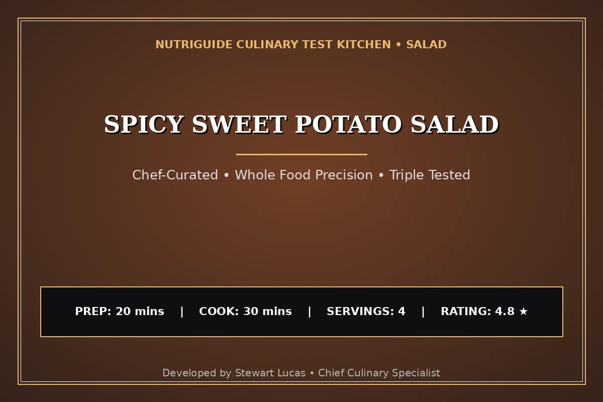 Spicy Sweet Potato Salad