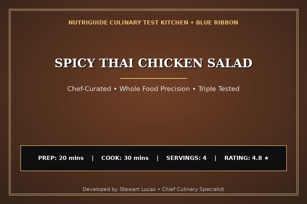 Spicy Thai Chicken Salad