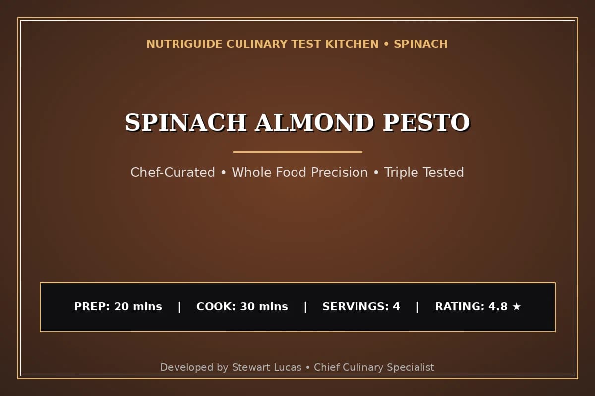 Spinach Almond Pesto