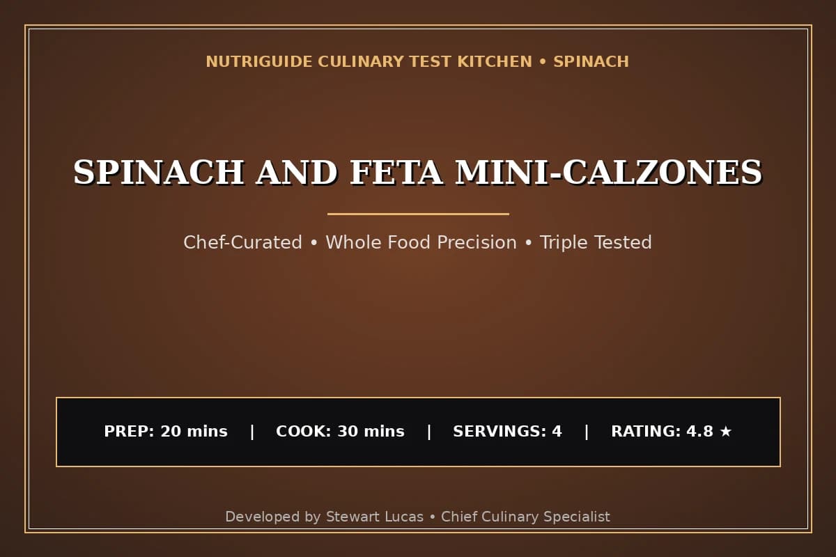 Spinach And Feta Mini-Calzones