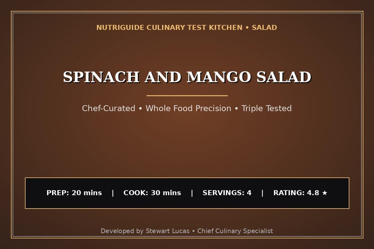 Spinach And Mango Salad