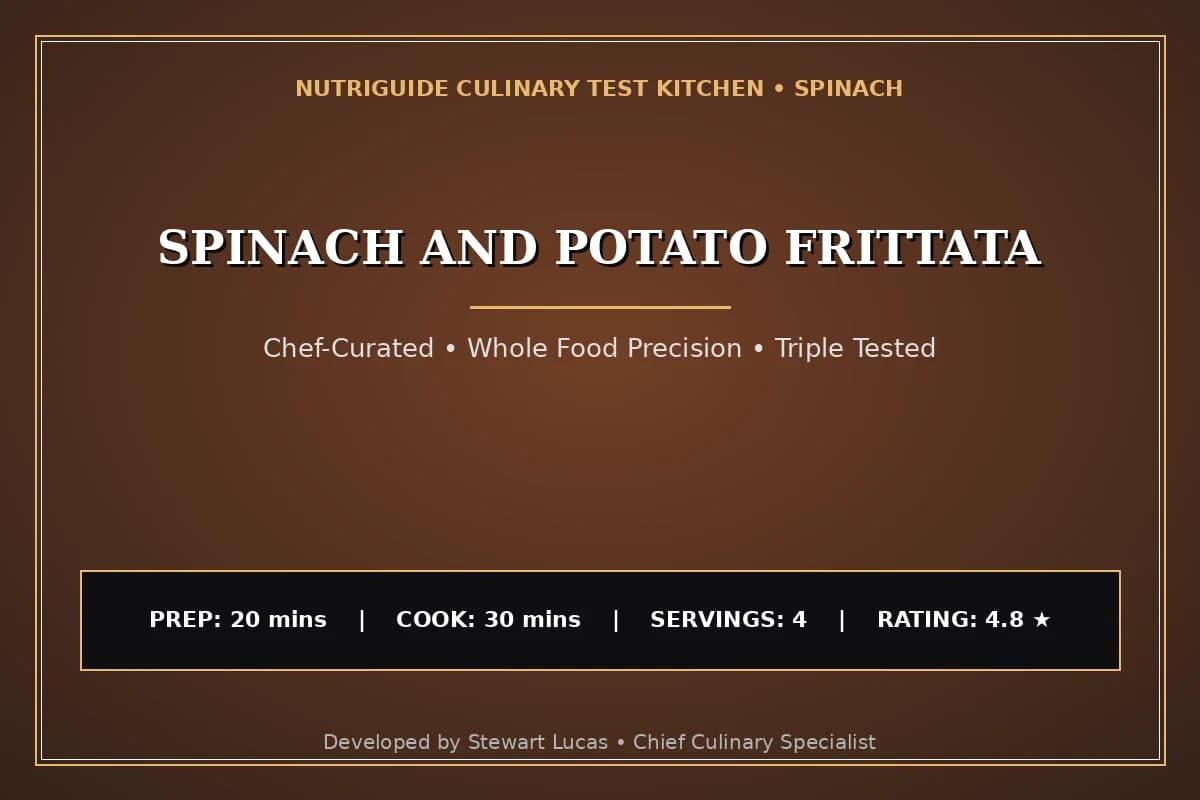 Spinach And Potato Frittata