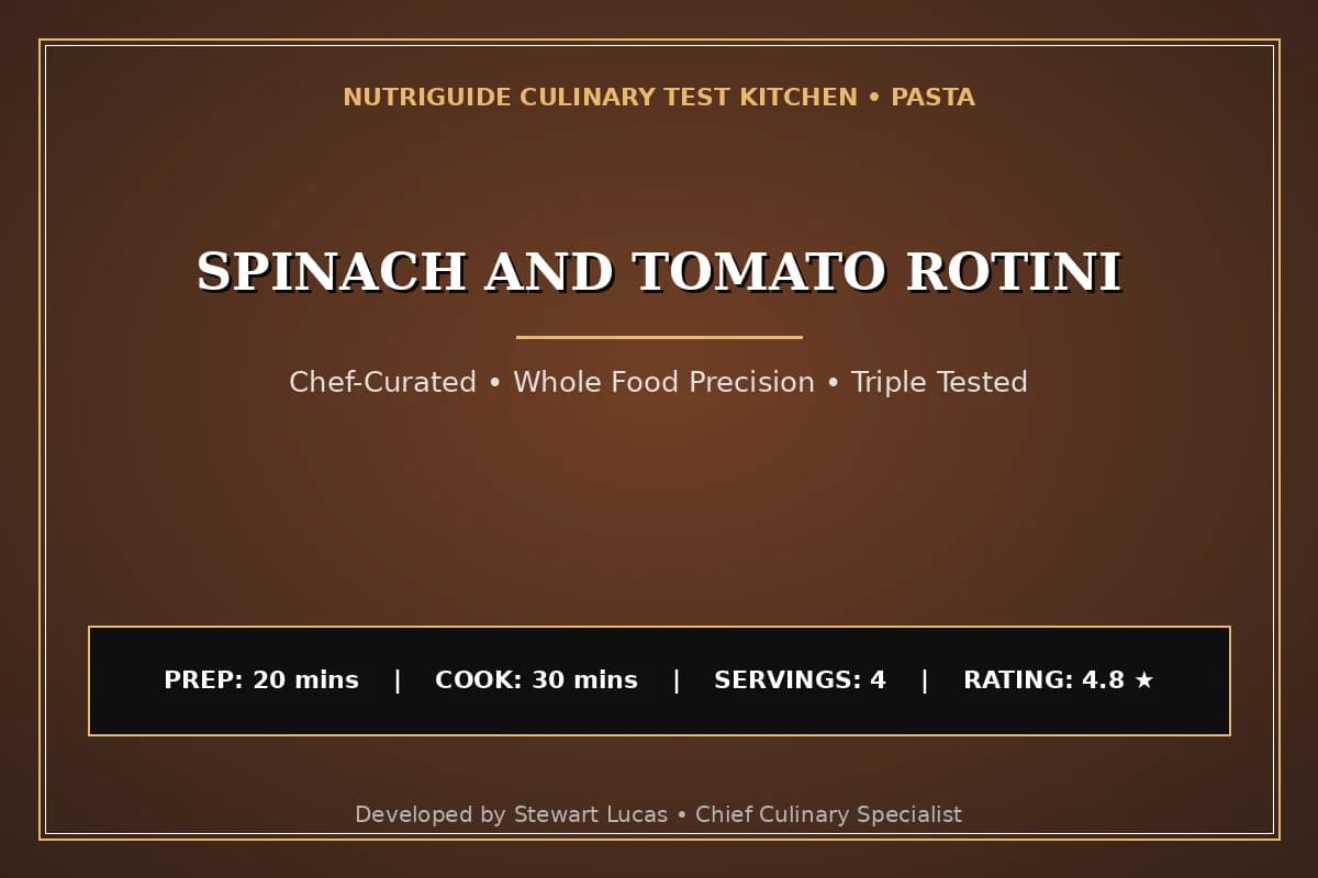 Spinach And Tomato Rotini