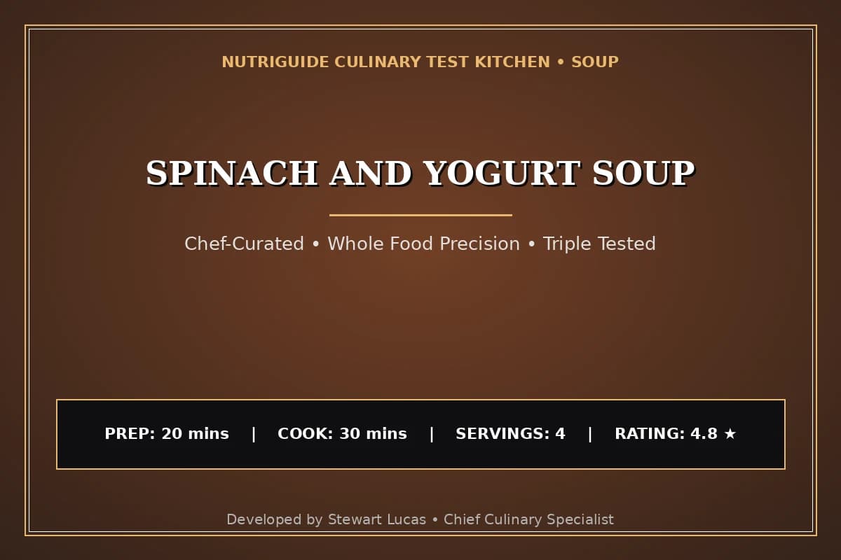 Spinach And Yogurt Soup