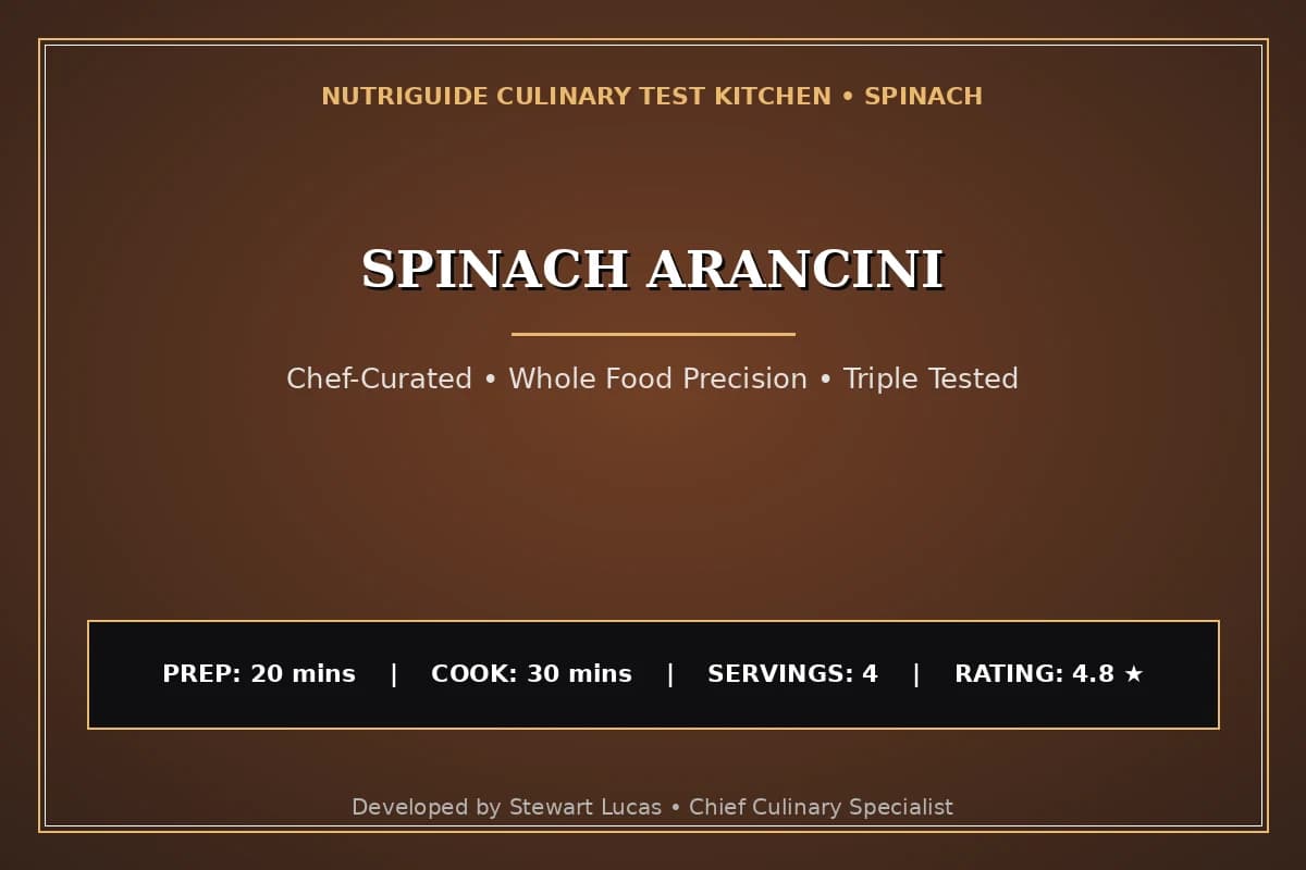 Spinach Arancini