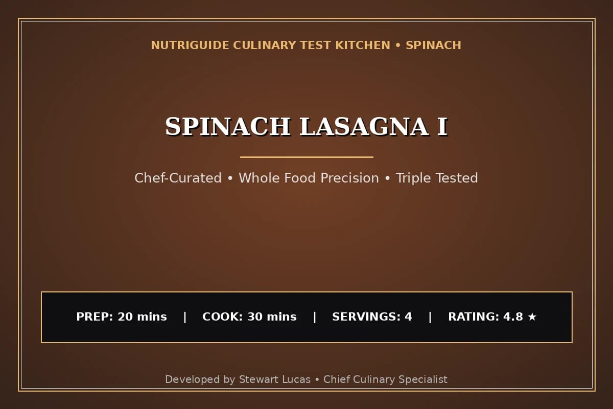 Spinach Lasagna I