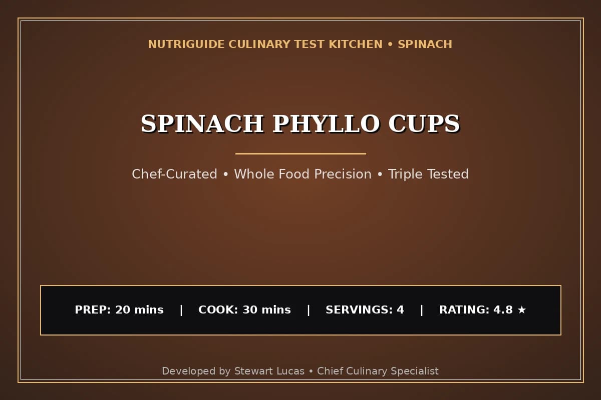 Spinach Phyllo Cups