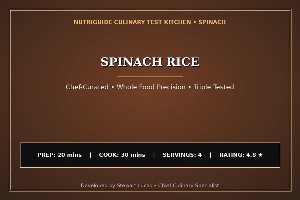 Spinach Rice