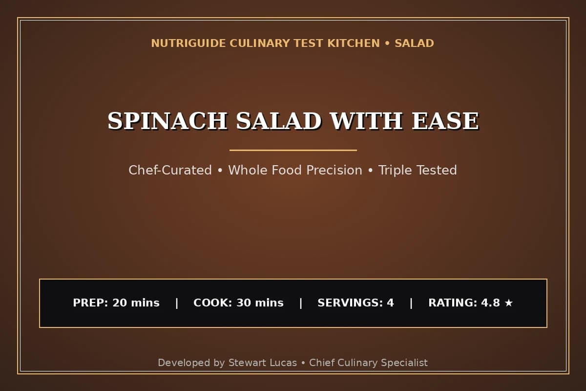 Spinach Salad With Ease