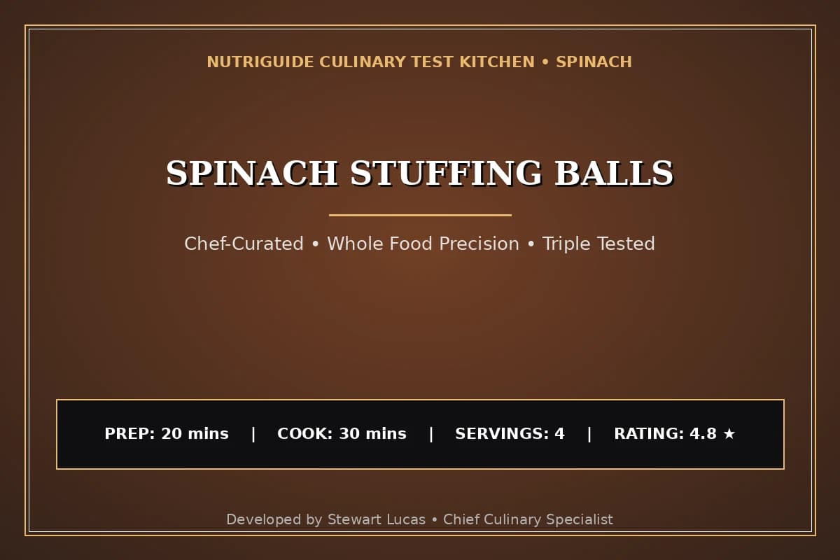 Spinach Stuffing Balls