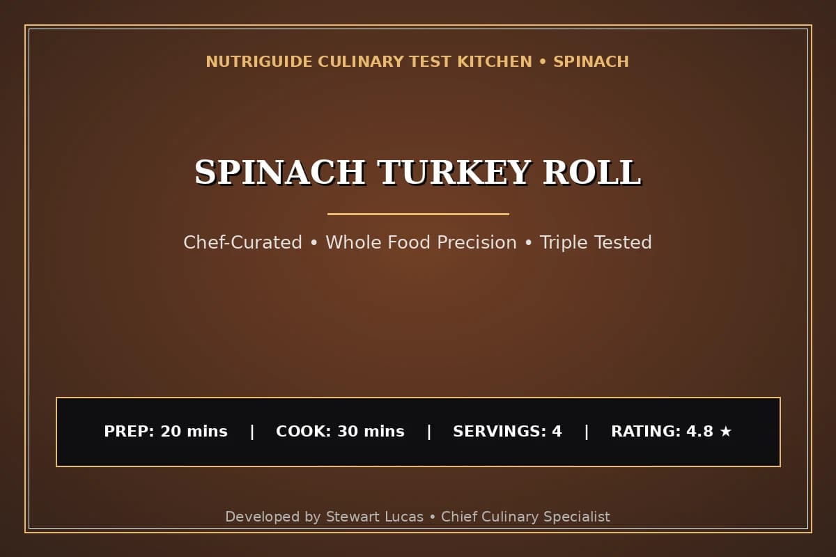 Spinach Turkey Roll