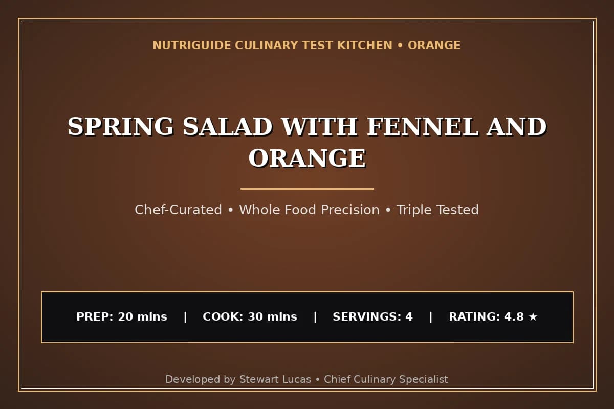 Spring Salad With Fennel And Orange