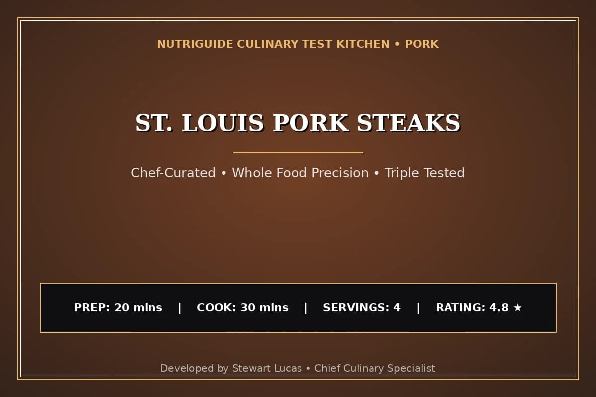 St. Louis Pork Steaks