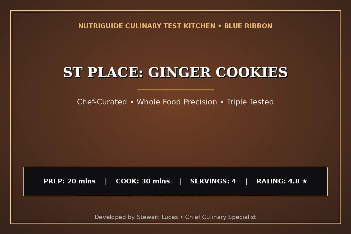 St Place: Ginger Cookies