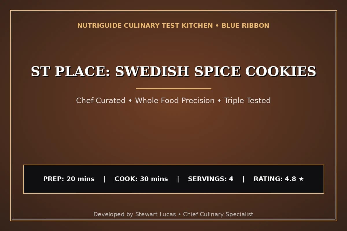 St Place: Swedish Spice Cookies