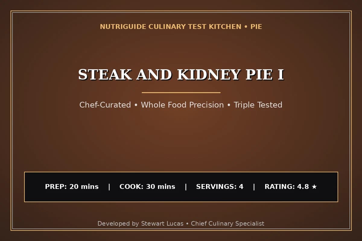 Steak And Kidney Pie I