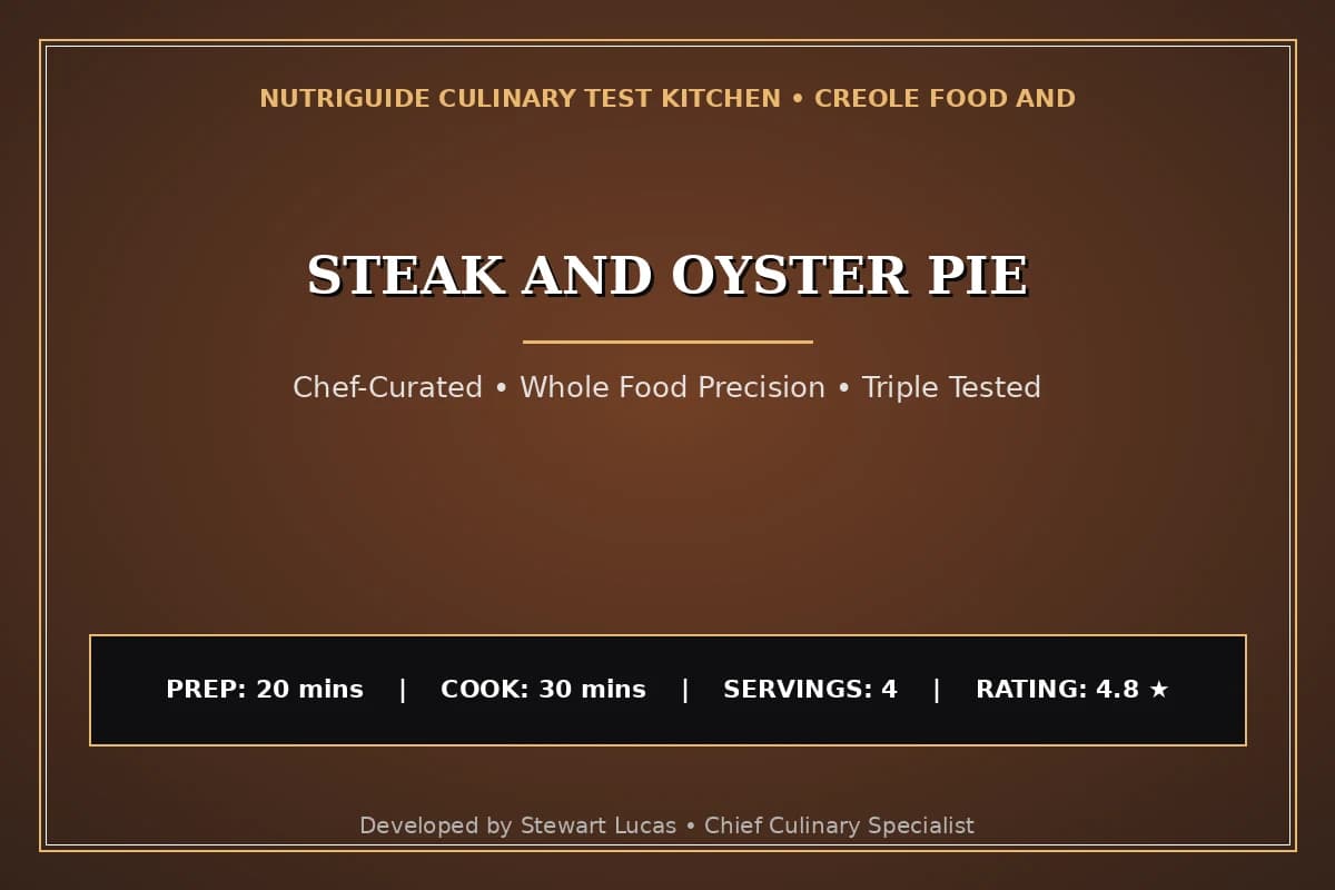 Steak And Oyster Pie