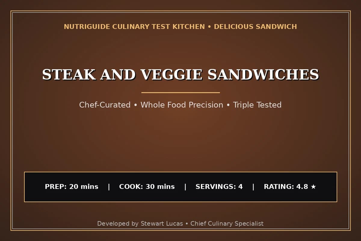 Steak And Veggie Sandwiches