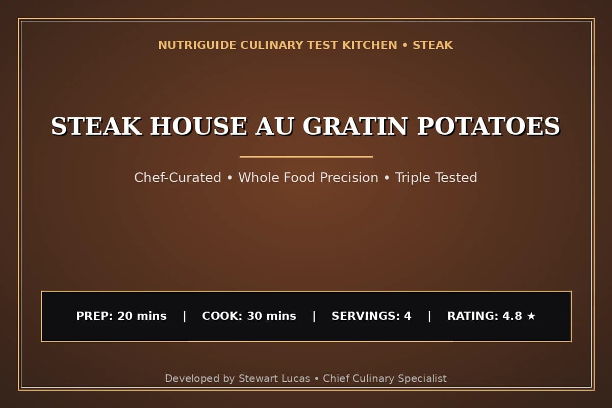 Steak House Au Gratin Potatoes