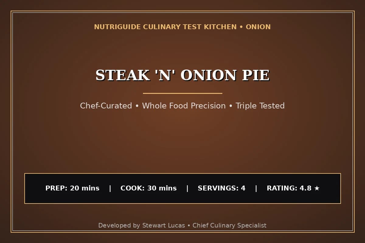 Steak 'N' Onion Pie