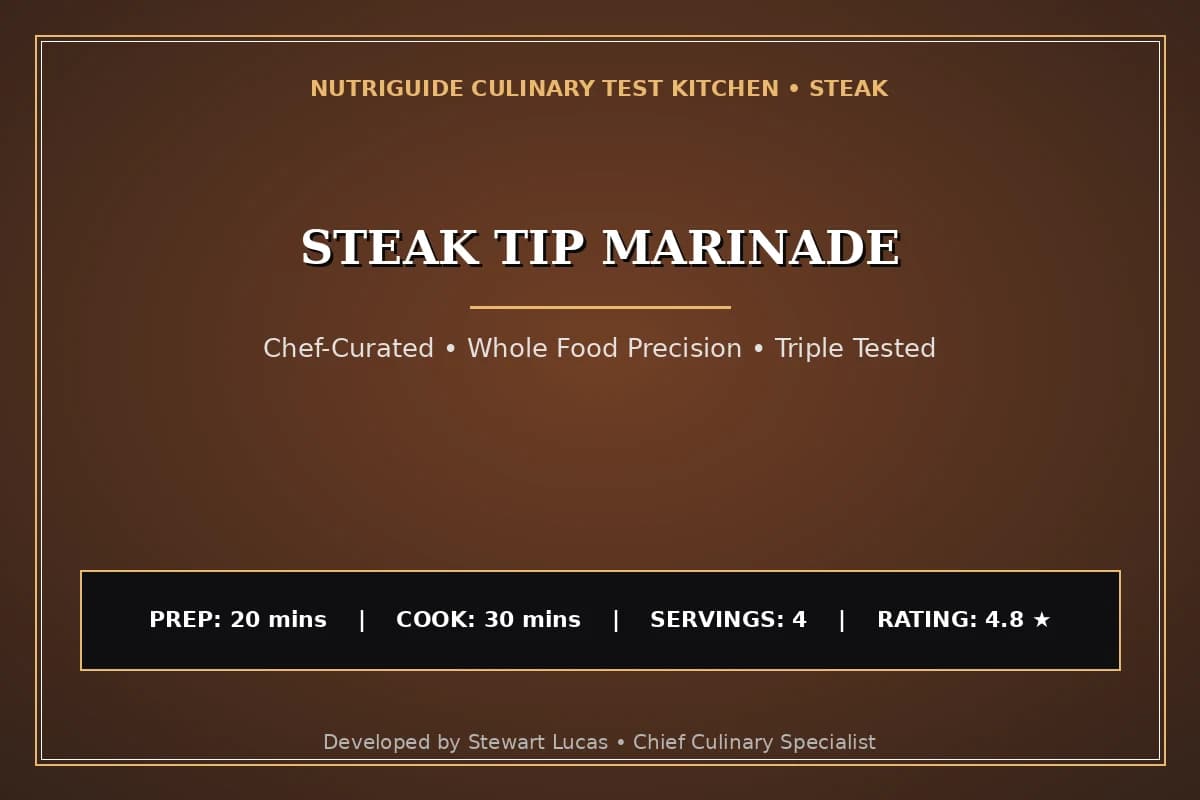 Steak Tip Marinade