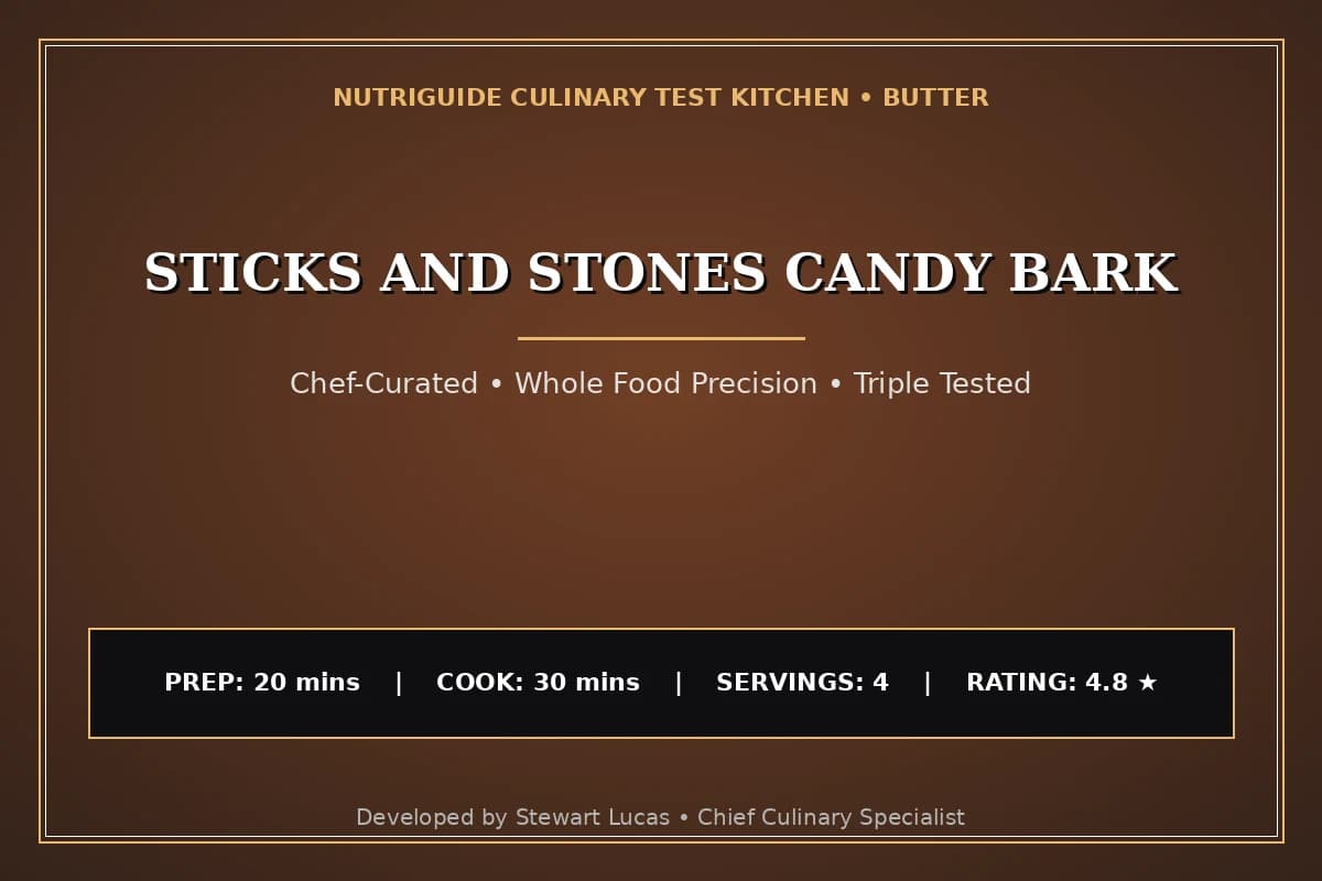 Sticks And Stones Candy Bark