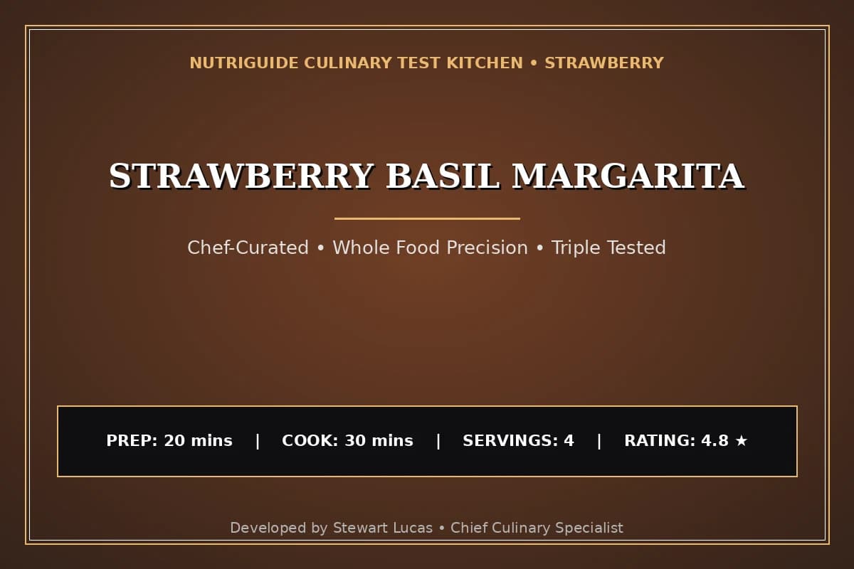 Strawberry Basil Margarita