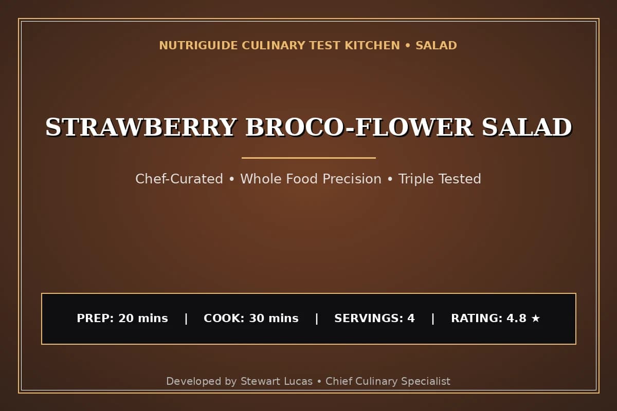 Strawberry Broco-Flower Salad